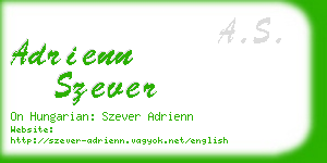 adrienn szever business card